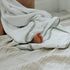 Set, 100% 35x35 10x10 Ely's & Co. Baby Hooded Towel and Wash Cloth Thick Absorbent Cotton Terry, for Newborn Baby