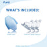 11 oz 325ml 2 Pack Pura Kiki / Stainless Steel Sippy Cup Bundle w/ of Silicone XL Sipper Spouts & Sleeve, Aqua (Plastic