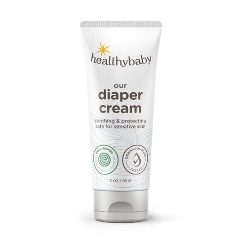 HealthyBaby Our Diaper Cream | Hypoallergenic Zinc Oxide & Squalane Diaper Cream