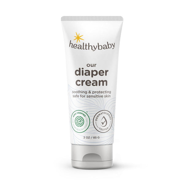 HealthyBaby Our Diaper Cream | Hypoallergenic Zinc Oxide & Squalane Diaper Cream