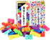 Tenzi BUILDZI and 99 More Ways to Play Bundle - Fast Stacking Block Building Game for 2 to 4 Players