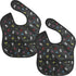 Waterproof Baby Bibs 2-Piece Set – Available in 64 Colors for Baby and Toddler (6-24 Months)