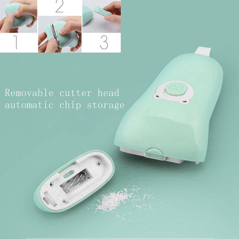 Trimmer 2 Redify Baby Nail Electric Baby Nail File, USB Rechargeable Infant Nail Clippers, Safety Protection Design