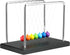 HSRBO Newtons Cradle Balance Pendulum Balls, Large Newton's Cradle 7 Color Beads with