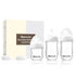 Glass Baby Bottles Gentle Slow Flow, Newborn Breastfeeding Bottle with Anti-Colic Nipple, 3 Packs (White, 3oz+5oz)