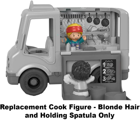 Replacement Cook Figure for Fisher-Price Little People Serve It Up Food Truck Playset - GTT73, Blonde Hair