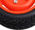 Mxfans 4PCS 12mm Hex Wheel Rims, 4 Holes & Rubber Tires for RC 1/10 On Road Cars