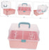 Cabilock Bottle Storage Box Drying Rack Food-Grade Material Organizer for Bottles Pacifiers and Accessories Compact