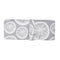 YARNOW Portable Changing Pad Gray Lemon Diaper Cushion Mat Travel Lightweight Diaper
