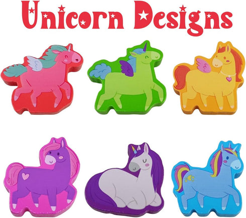 Pinkiwine Unicorn Wooden Peg Puzzles Montessori Educational Toys for Kids Toddlers Easter Basket Stuffers Gifts Unicorn