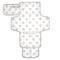 CHUROUSY White Baseball Portable Diaper Changing Pad with Wipes Holder, Vintage Sport Foldable