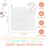 White-10 Pack, 10"x10" AIDEA Baby Washcloths and Burp Cloths, Absorbent Cotton Muslin Baby Towels, Large Soft
