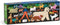Galison Dog Walk Panoramic Puzzle, 1,000 Pieces, 39” x 14” – Colorful Landscape Jigsaw Puzzle for Family Activity