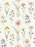 CZXW 52" 28" Botanical Floral Pattern Crib Sheets Fitted x Natural Cotton Soft & Breathable for Baby Crib Mattress