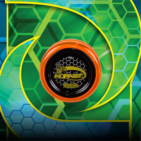 Duncan Toys Hornet Pro Looping Yo-Yo, Blue with White Cap, Ball Bearing Axle and Plastic Body