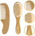 Set Baby Hair Brush Comb Wool Brush for Newborns Toddler Hair Accessories Cradle Cap Comb Gentle Scalp Massage Supplies