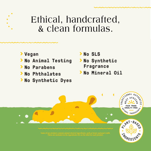 Alaffia Babies and Kids Bubble Bath, Gentle Cleansing & Calming Bubbles, Plant Based Formula, Vegan, Coconut Chamomile,
