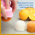 Samuelworld Baby Food Storage Container, 12 Portions x 2.5oz - BPA Free Silicone Freezer Tray with Clip-On Lid for Milk