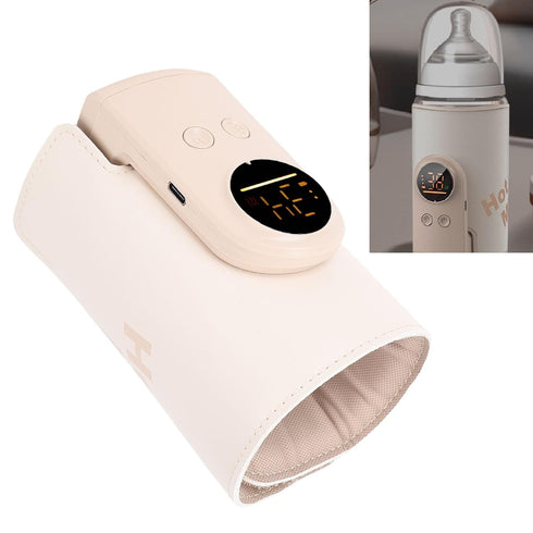 Bottle Warmer, USB Rechargeable Portable Milk Bottle Warmer with Quiet Heating, for Travel Outdoor Feeding