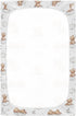 52 28 9In, Vvfelixl Crib Sheets for Boys & Girls, Teddy Bears Clouds Pattern, Neutral, Mini Crib Mattress Sheets