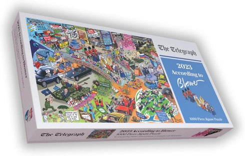 Daily Telegraph 1000 Piece Jigsaw Puzzle - British Newspaper Take On World Events 2023