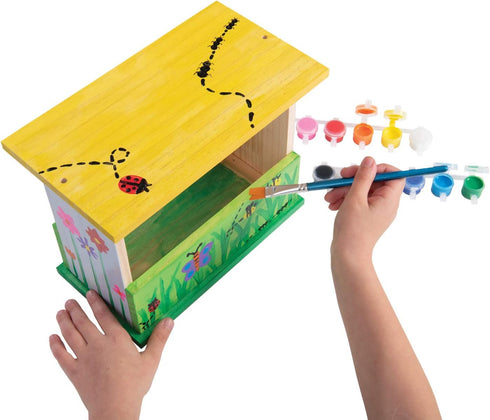 13 3 MindWare Make Your Own Bird Feeder Kits for Kids Build Your Own - Includes Paint Colors and Brushes