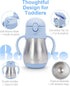 1-3 8oz Bakpoco Stainless Steel Straw Sippy Cup for Toddlers Years Old, Insulated Toddler Water Bottle Baby Training