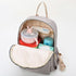 ELEOUTI Backpack Backpack Diaper Bag with Insulated Bottle Pouch and Stroller Straps for Moms, Large Capacity