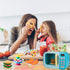 Set 6 3 Microwave Kitchen Play with Light Sound for Kids with Pretend Fake Food and Color DIY Play-Dough Clay Great
