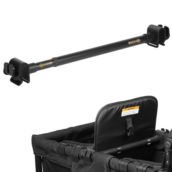 Universal Forward-Facing Stroller Wagon Support Bar,Length Adjustable Crossbar with Hook-Built in,Easy to