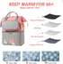 Generic Pack Backpack, 6+ 9 Breastmilk Cooler Bag with Ice Waterproof Double-Layer Insulated Breast Pump Fits Baby