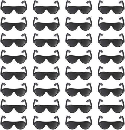 Gadpiparty 120 Pcs Mini Sunglasses for Dolls, Black Doll Costume Accessories for Dress Up and Crafts