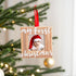 Pearhead Baby’s First Christmas Wooden Picture Frame Ornament, Rustic Keepsake Photo Holiday Gift for New Parents