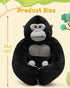 Animal,23.6" MaoGoLan Big Gorilla Stuffed Giant Gorilla Plush Toy,Soft and Cuddly Companion Plushie Gift for Gorilla
