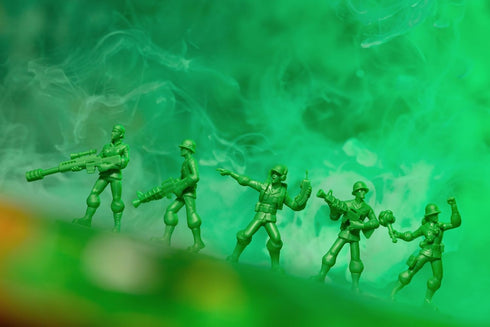 30 2 4 8+ IELLO: Little Soldiers, Strategy Board Game, Take Control of The Playroom, Minute Play Time, to Players