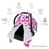 Mcewoel Butterfly Car Seat Canopy Cover for Baby, Nursing Cover for Newborn, Pink Butterfly Baby Girl Stuff Stroller