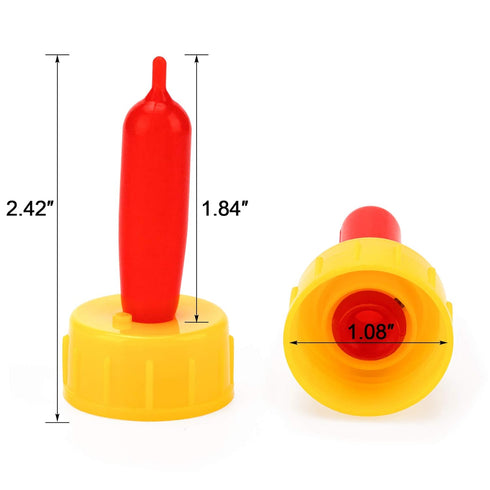 PAGOW 10PCS Nipple for Goats, Soft Rubber Pacifier for Nursing Small Animal Milk Drink, Lambs and Goat Kids