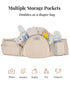 6-in-1 Cozy 7-50lbs, MOMTORY StowNGO Pro Baby Carrier, Safety-Certified Baby Carrier Newborn to Toddler, Detachable