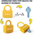 Counting 3 4 5 Dinhon Kids Learning Locks with Keys Numbers Matching & Montessori Educational Toys for Ages Boys