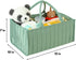 PandaEar Baby Diaper Caddy Organizer, Large Nursery Storage Basket with Handle, Portable Infant Caddy