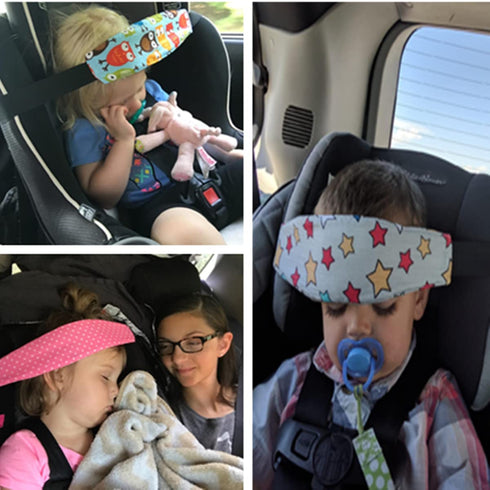 AISIBO 2PCS Baby Head Support for Car Seat, Baby Car seat Head Support, Straps Pillow Support Ban, Head Band Strap