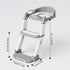 DEEKI 3 1 in Potty Training Seat with Step Stool Ladder Foldable Anti-slip Toilet Chair Potty Seat for Toddlers Kids