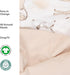 4-Pack 100% The Peanutshell Baby Organic Bassinet Sheets Boy or Girl - Ultra Soft & Rectangle Baby Sheet, Jersey