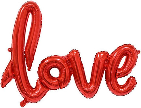Soochat Red Heart Balloons and LOVE Balloons Kit, 11Pcs for Valentine's Day & Wedding Party Decorations
