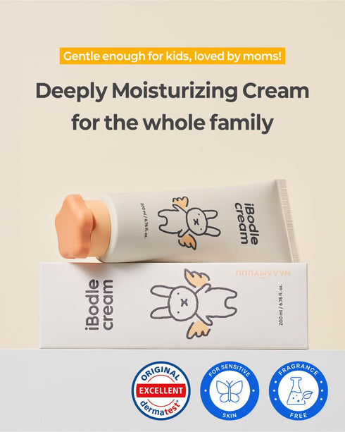 200ml/6.76 oz Cream Lemon, Korean Skin Care for Newborns&Sensitive Skin-Unacidic, Hypoallergenic Moisturizer