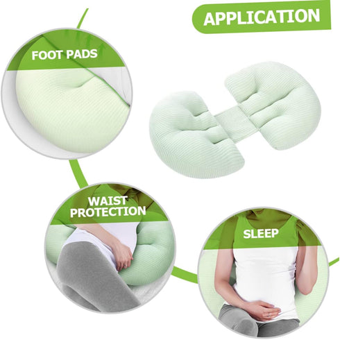 KICHOUSE U-Shaped Maternity Pillow for Ultimate Comfort