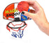 ArtCreativity Mini Basketball Game, 12 Sets with Mini Ball, Back Board Net & Mounting Tape for Kids