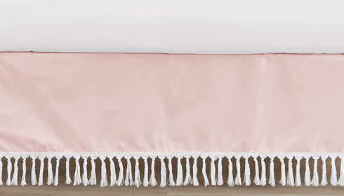 Sweet Jojo Designs Pink Boho Bohemian Girl Baby Crib Bed Skirt Nursery