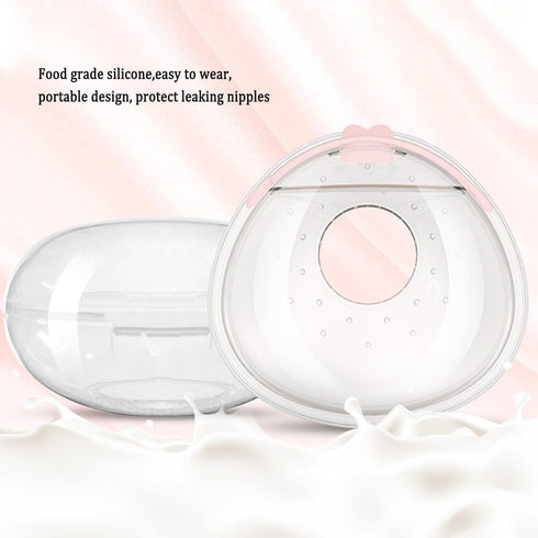 Breast Shells Milk Collector, with a Storage Organizer Box for Breastfeeding Nursing Mum, Collect Leaking