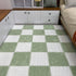 YISLEND 12Pcs Tiles,12"x 12" Interlocking Carpet Plush Interlocking Foam Carpet Tiles with Border,Fluffy Play Mat Floor